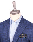 Robert Old - Blue & Brown Check Winter Wool Jacket JACKETS Robert Old