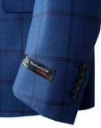 Robert Old - Blue Windowpane Check Super 150’s Virgin Wool Suit SUITS Robert Old
