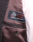 Robert Old - Brown Bouclé Wool, Silk, & Cashmere Blend Jacket JACKETS Robert Old