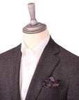 Robert Old - Brown Bouclé Wool, Silk, & Cashmere Blend Jacket JACKETS Robert Old