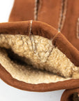 Robert Old - Brown Lambskin Leather Wool Lined Gloves GLOVES Robert Old