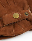 Robert Old - Brown Lambskin Leather Wool Lined Gloves GLOVES Robert Old