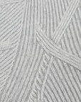 Robert Old - Ice Grey Diamond Knit Wool Blend Crewneck Jumper KNITWEAR Robert Old