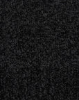 Robert Old - Charcoal Black Melange Buttoned-Neck Wool Jumper KNITWEAR Robert Old