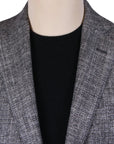 Robert Old - Charcoal Wool, Linen, & Sisal Weave Jacket JACKETS Robert Old
