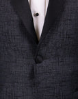Robert Old - Dark Grey Jacquard Weave Tuxedo Jacket JACKETS Robert Old
