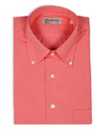 Robert Old - Coral Pink Supraluxe Swiss Cotton Poplin Long Sleeve Shirt L/S SHIRTS Robert Old