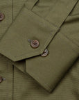 Robert Old - Green Oxford Two-Pocket Long Sleeve Shirt L/S SHIRTS Robert Old