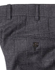 Robert Old - Grey Prince of Wales Check Wool Suit SUITS Robert Old