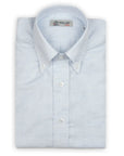 Robert Old - Light Blue Flanello Junior Cotton Long Sleeve Shirt L/S SHIRTS Robert Old