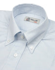Robert Old - Light Blue Flanello Junior Cotton Long Sleeve Shirt L/S SHIRTS Robert Old