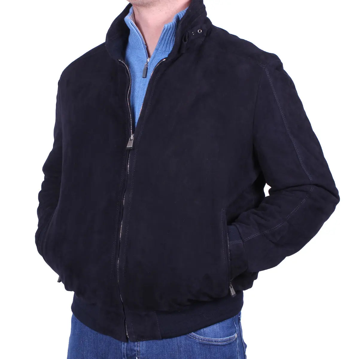 MR.GENTLEMAN nubuck bomber jacket The Gentlemen Dry Eye