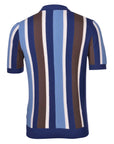 Robert Old - Multicolour Striped Knitted Cotton Polo Shirt S/S POLOS Robert Old