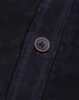 Robert Old - Navy-Blue Nubuck Suede Shirt Jacket LEATHERS Robert Old