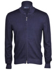 Robert Old - Navy Full Zip Wool Cardigan KNITWEAR Robert Old