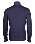 Robert Old - Navy Full Zip Wool Cardigan KNITWEAR Robert Old