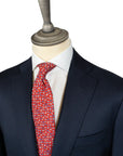 Robert Old - Navy Pin Dot Micro-Effect Super 130’s Wool Suit SUITS Robert Old