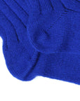 Robert Old - Royal Blue Cashmere Blend Ribbed Socks SOCKS Robert Old