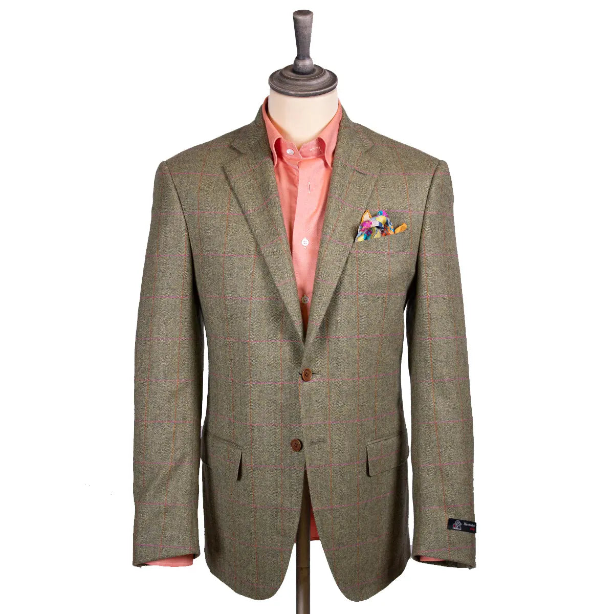 Pink herringbone coat store