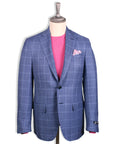 Robert Old - Steel Blue Overcheck Wool Jacket JACKETS Robert Old