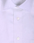 Robert Old - White Patterned 2Ply Swiss Cotton Dobby Shirt L/S SHIRTS Robert Old