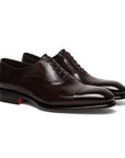 Santoni - Dark Brown Lace Up Oxford Shoe SHOES Santoni