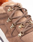 Santoni - Brown Leather Après-Ski Sneaker Boot SHOES Santoni