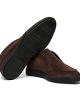 Santoni - Dark Brown Suede Desert Boots SHOES Santoni