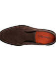 Santoni - Dark Brown Suede Desert Boots SHOES Santoni