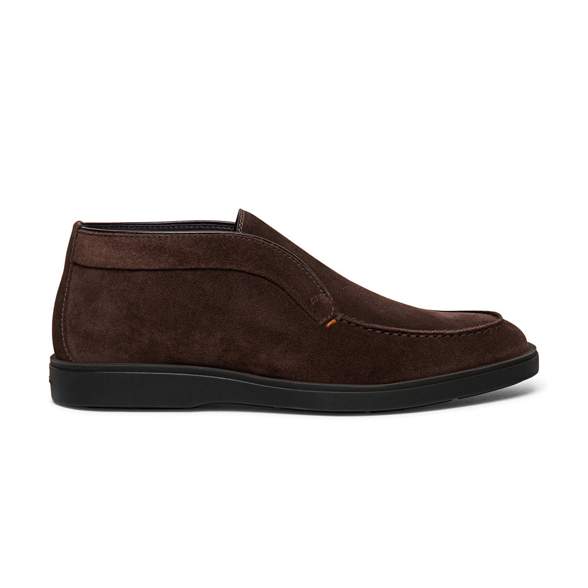 Santoni - Dark Brown Suede Desert Boots SHOES Santoni