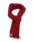 Robert Old - Red Pure Cashmere Scarf SCARVES Robert Old