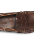 Brown Gum Sloop Waxed Leather Loafer SHOES Sebago