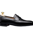 Crockett & Jones - Sydney Black Calf Penny Loafer - Single City Sole SHOES Crockett & Jones