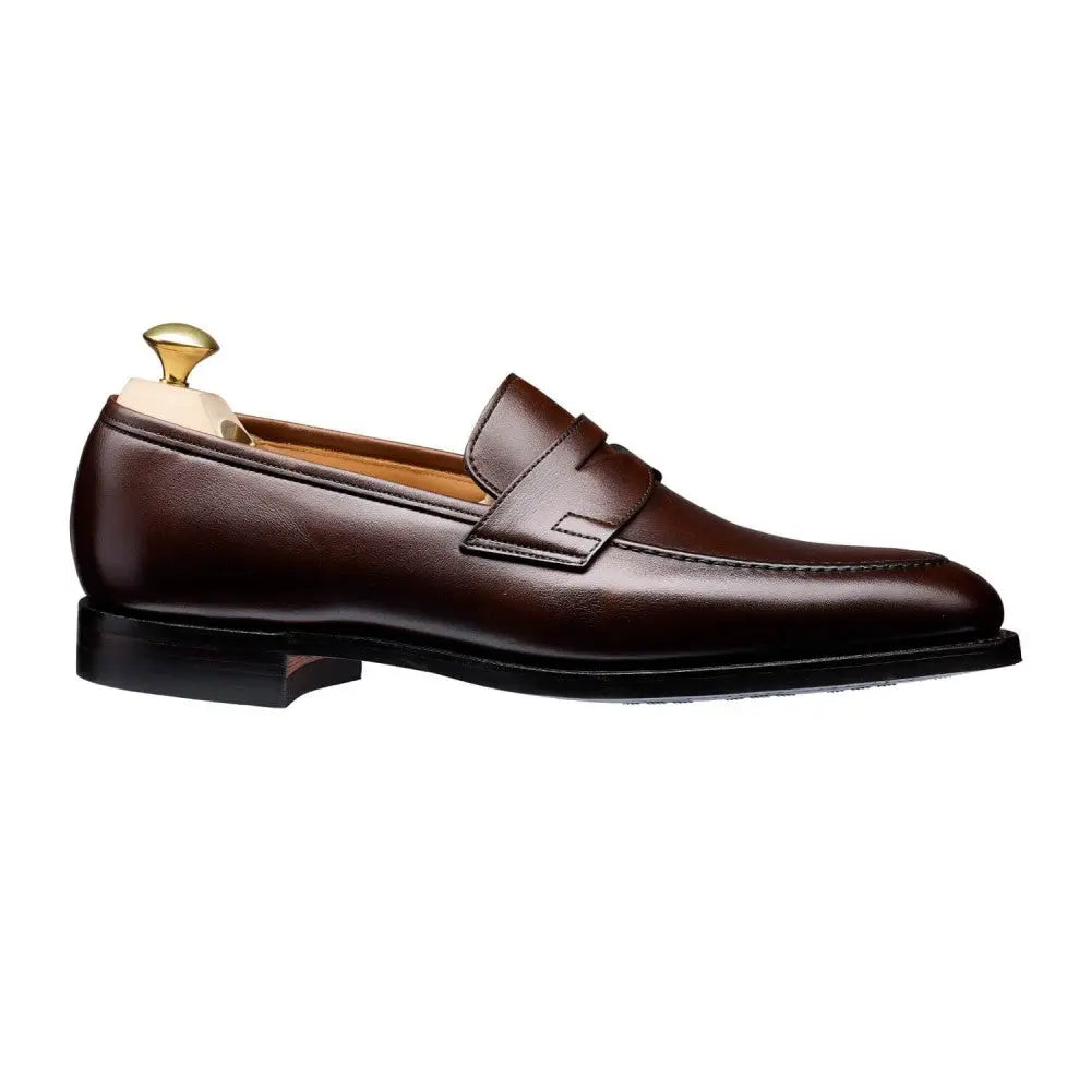 Crockett & Jones - Sydney Brown Calf Penny Loafer - Single City Sole SHOES Crockett & Jones