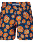 Vilebrequin - Navy ‘Carapaces’ Moorea Swim Shorts SWIMWEAR Vilebrequin