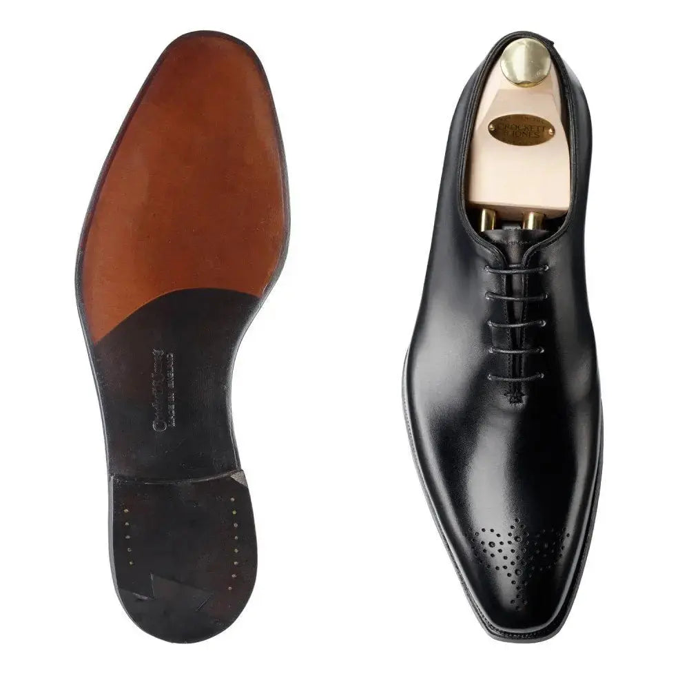 Crockett & Jones - Weymouth 2 Black Calf Hand Grade Oxford SHOES Crockett & Jones