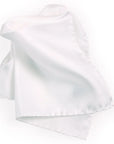 Robert Old - White Pure Silk Pocket Square HANDKERCHIEFS Robert Old