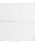 Robert Old - White Pure Silk Pocket Square HANDKERCHIEFS Robert Old