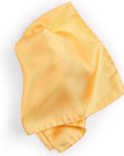 Robert Old - Yellow Silk Pocket Square HANDKERCHIEFS Robert Old