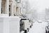 London covered in snow