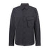 Belstaff - Black & Tornado Grey Brushed Cotton Scale Shirt L/S SHIRTS Belstaff