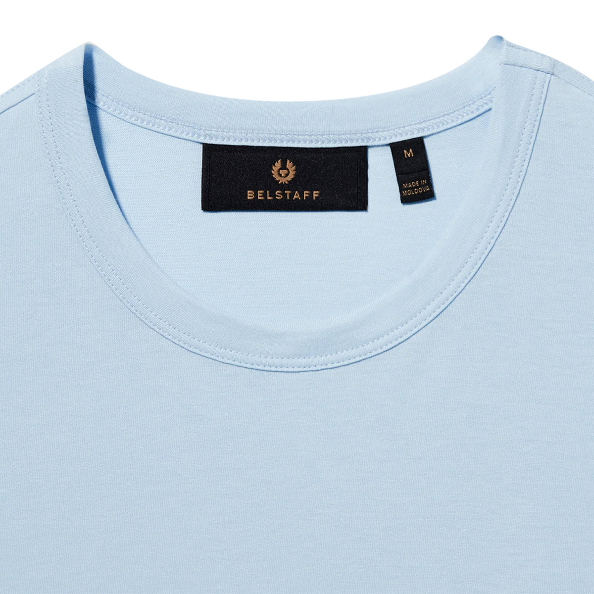 Belstaff - Sky Blue Jersey Cotton T-Shirt TEE SHIRTS Belstaff