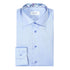 Eton - Blue Floral Trim Signature Twill Slim Fit Shirt L/S SHIRTS Eton