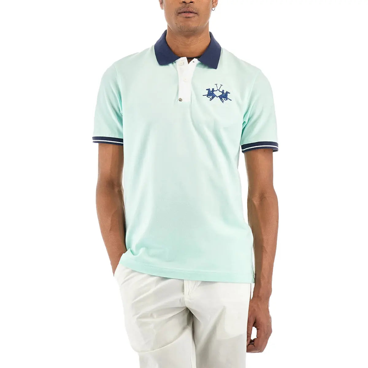 La Martina - Honeydew Regular-fit Cotton Stretch Polo shirt S/S POLOS La Martina