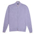 Fedeli - Lilac Marl 'Carpera' Zip-Through Cotton & Linen Sweater KNITWEAR FEDELI