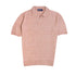 Tan Pure Cotton Knitted Polo Shirt S/S POLOS Robert Old   