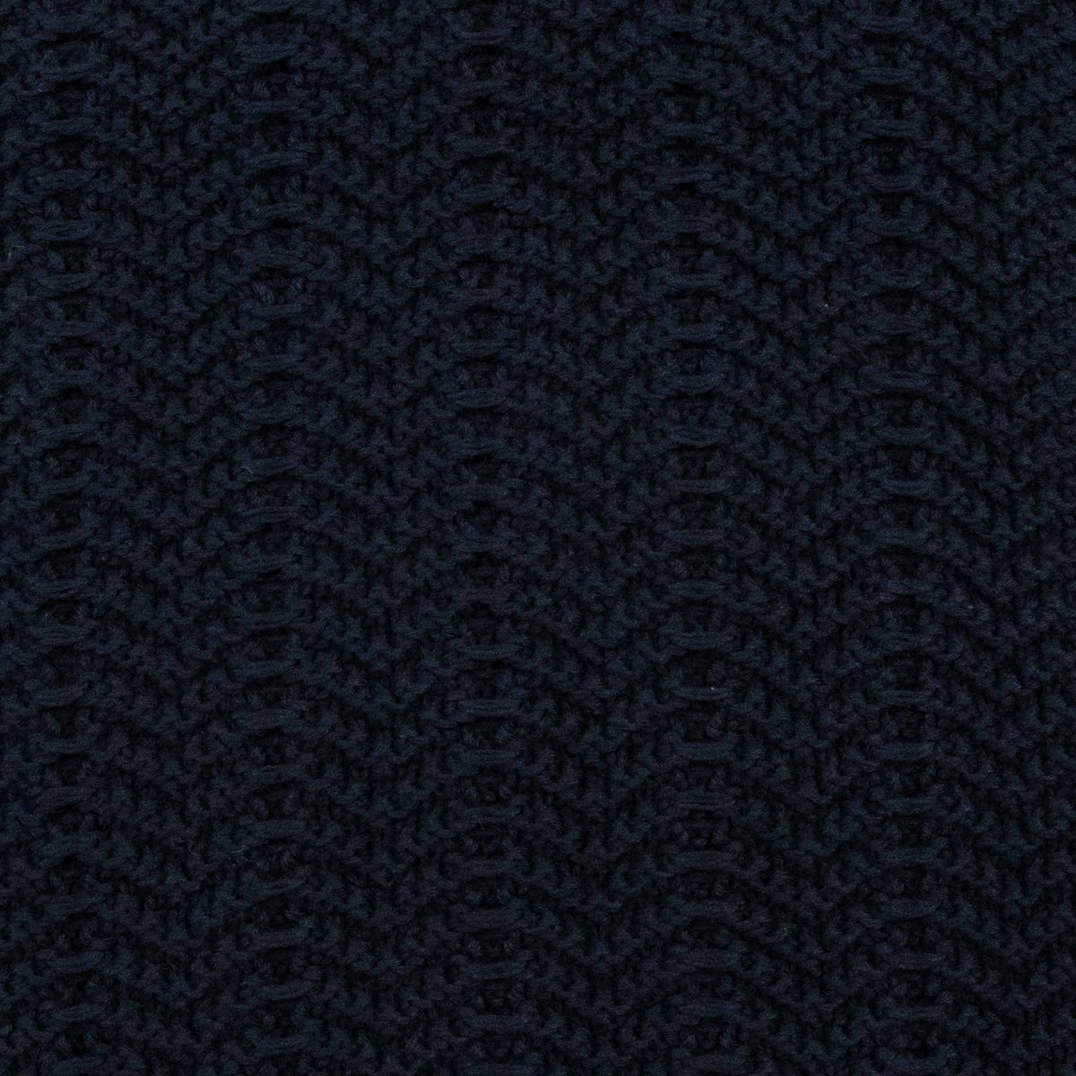 Navy Cotton Structured Knitted Polo Shirt S/S POLOS Robert Old