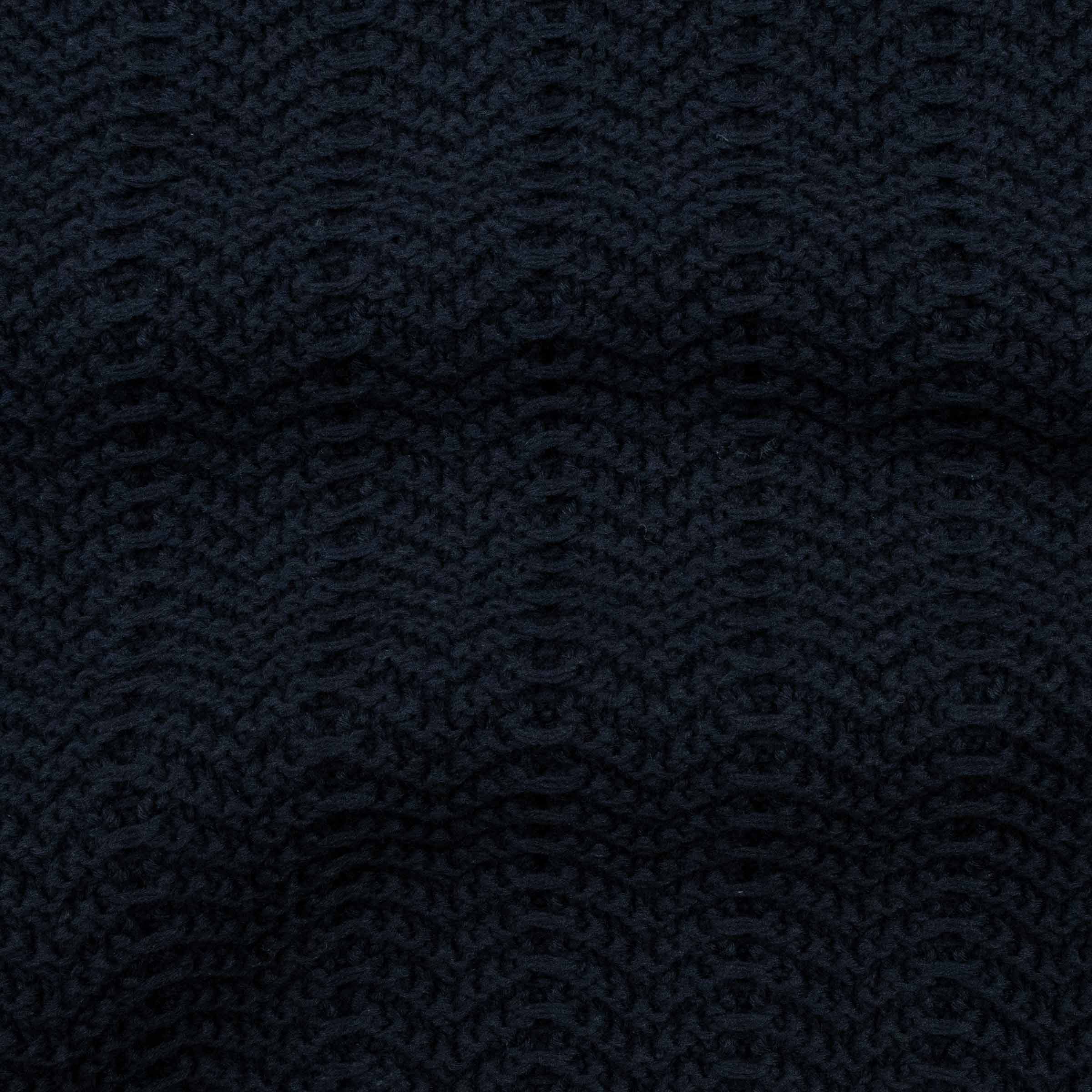 Robert Old - Navy Cotton Structured Knitted Polo Shirt S/S POLOS Robert Old