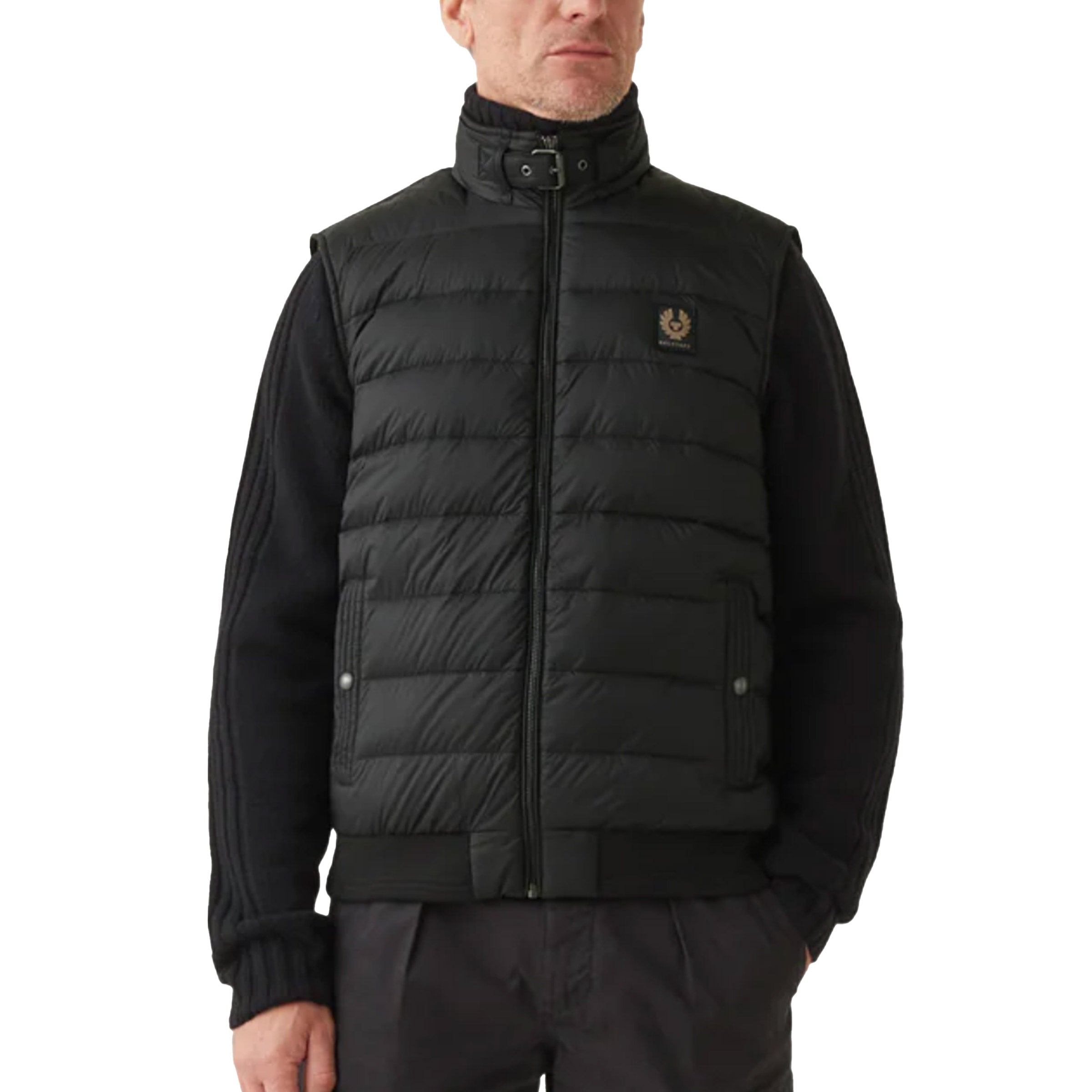 Belstaff - Black 'Circuit' Down-Filled Gilet BLOUSONS Belstaff