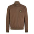 Belstaff - Clay Brown Full-Zip Cotton Fleece Sweatshirt SWEATS Belstaff
